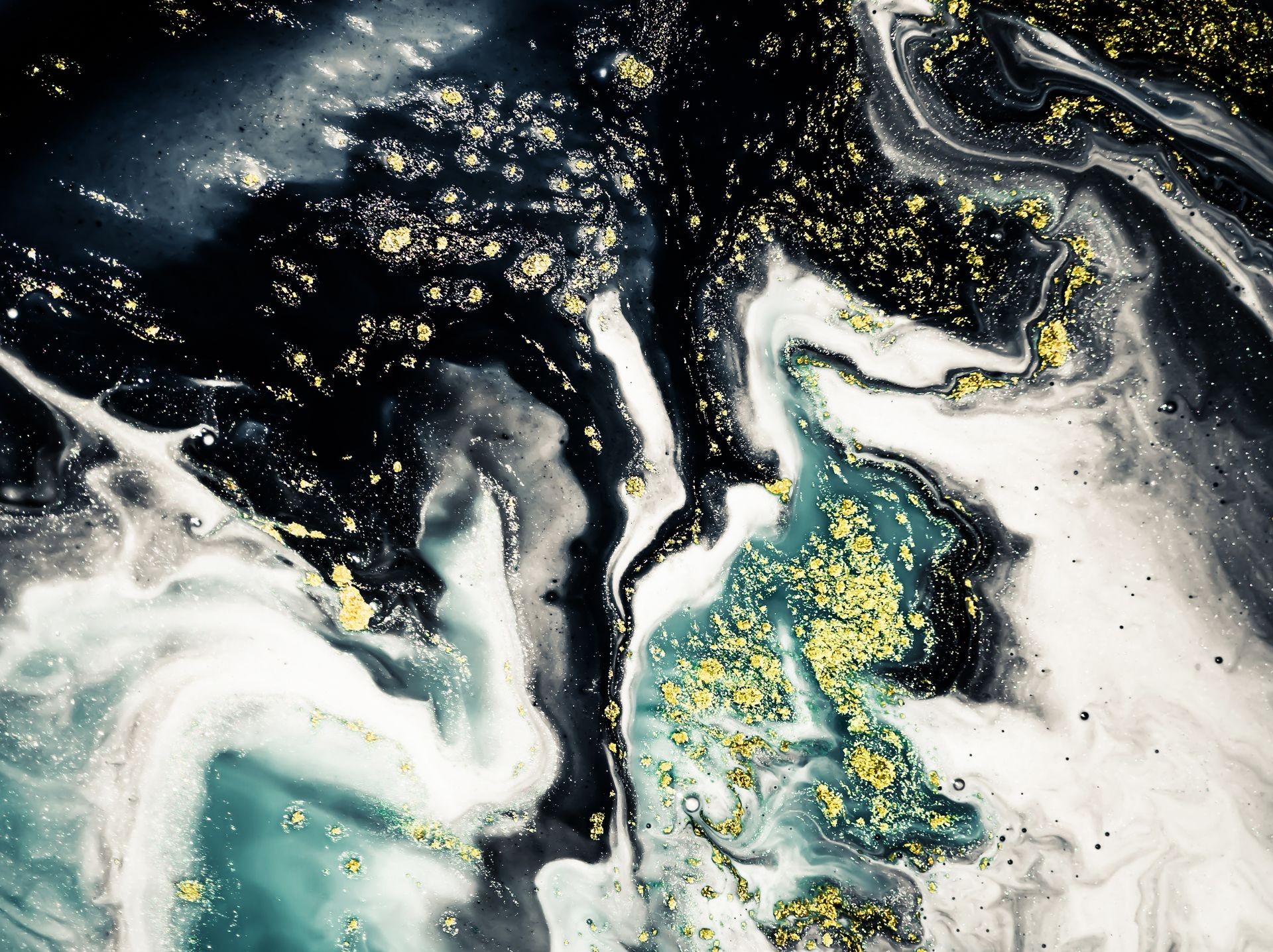 The deep dark ocean-ART.  Natural gray color: metallic, silver, steel, iron. Swirls of marble and the ripples of agate. Natural pattern.  Abstract FANTASIA  with golden powder.